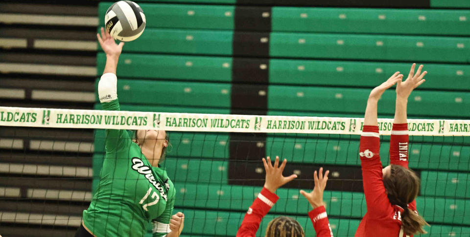 Harrison's Faith Young was named to the OHSVCA Division I all-state second team.