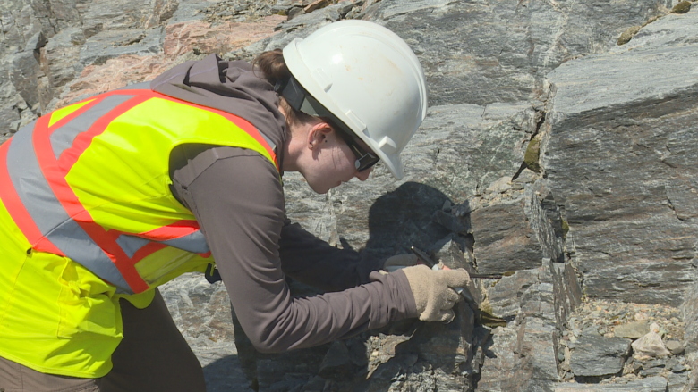 Study of Appalachian mountain range hits the side of the road