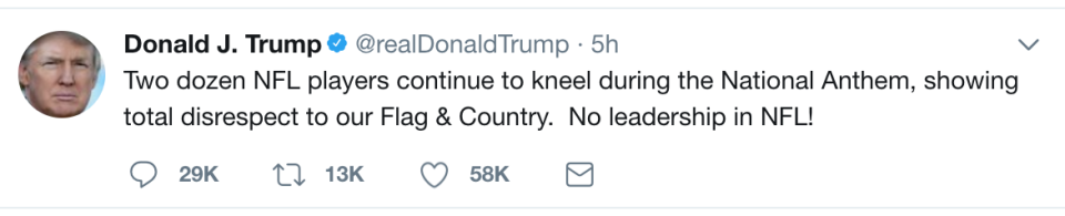 Donald Trump tweet