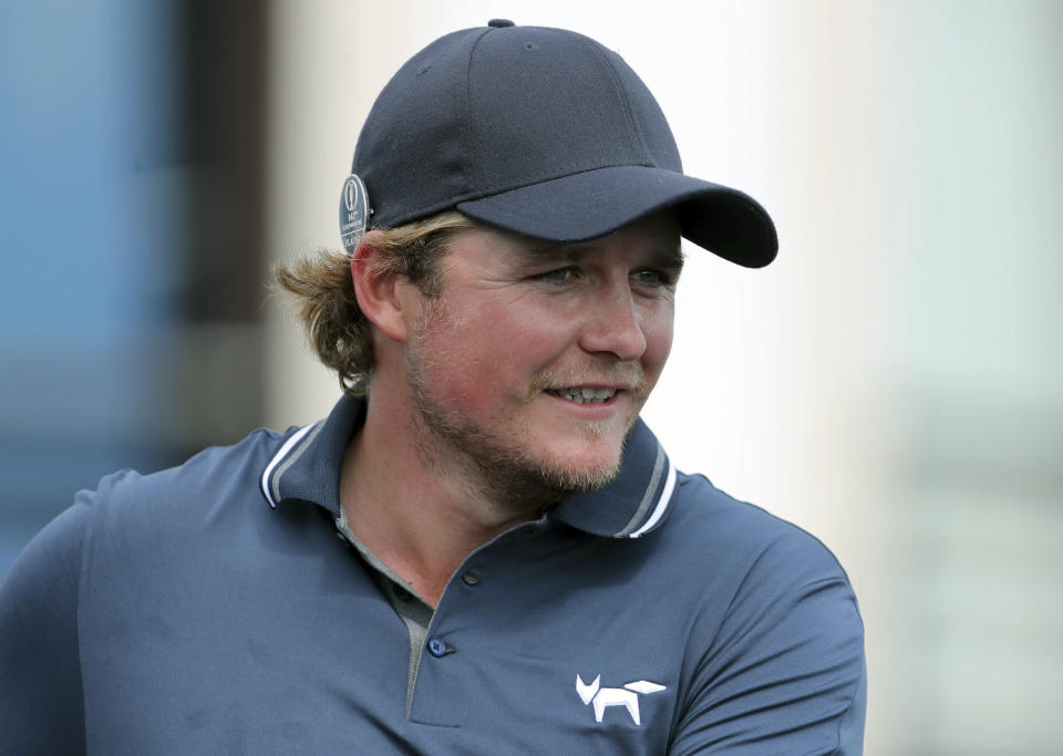 England’s Eddie Pepperell played his final round at The Open hungover and found himself atop the leaderboard. (via AP)