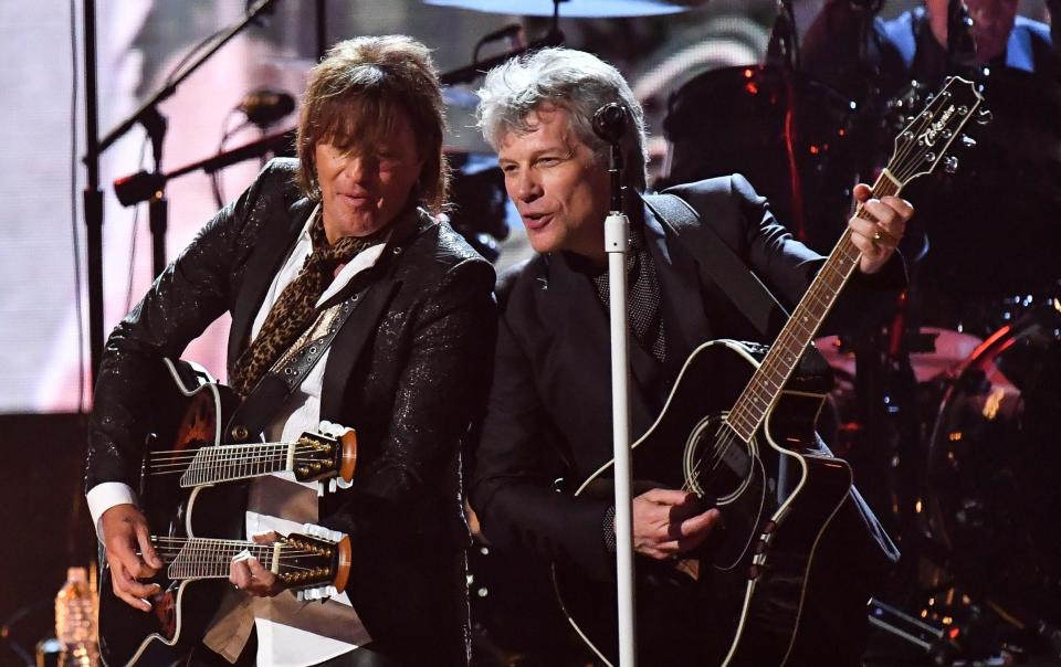 'The show goes on': Richie Sambora and Jon Bon Jovi performing in 2018