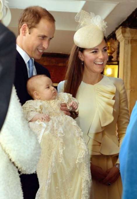 Prince William, Kate MIddleton, Prince George