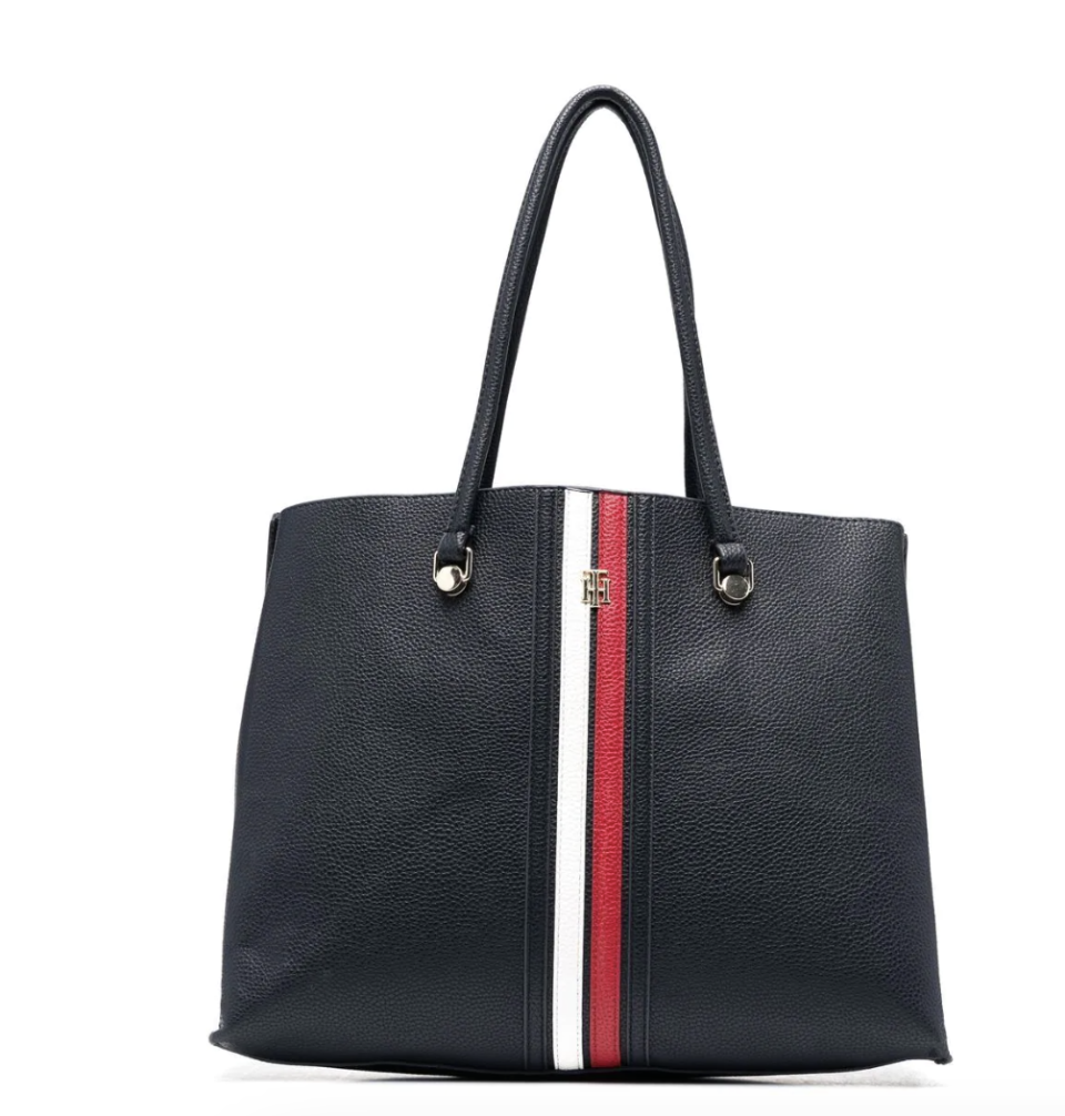 Tommy Hilfiger Element stripe-detail tote bag. (PHOTO: Farfetch)