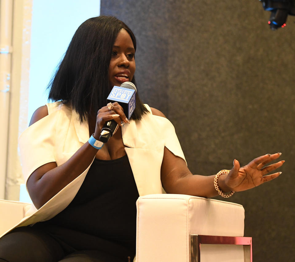 Charreah K. Jackson onstage during the "Claws" Atlanta advanced screening at The Gathering Spot on June 5, 2019, in Atlanta. (Photo: Paras Griffin via Getty Images)