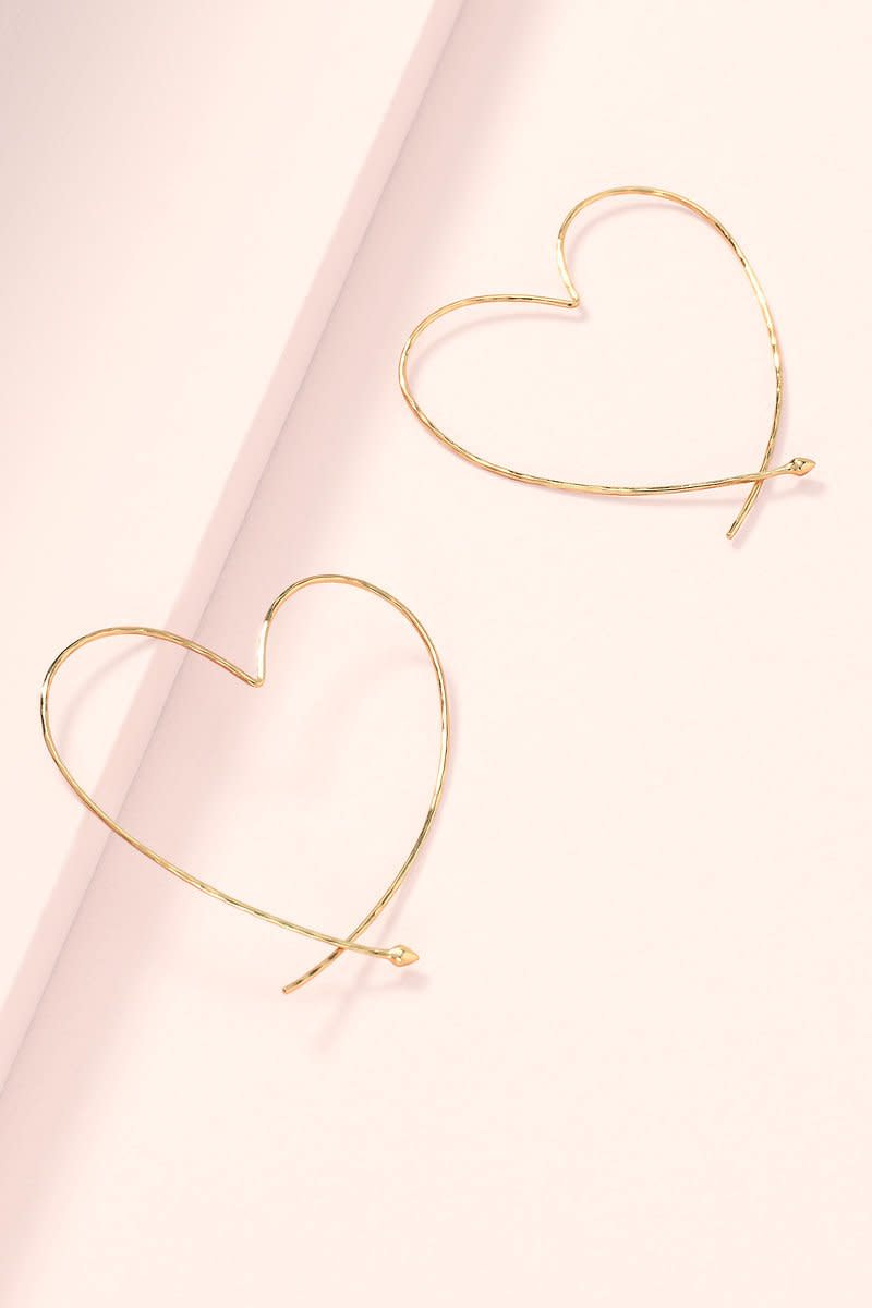 Stella & Dot Heart Hoops