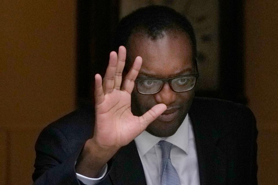 Kwasi Kwarteng was sacked on Friday as chancellor (AP)