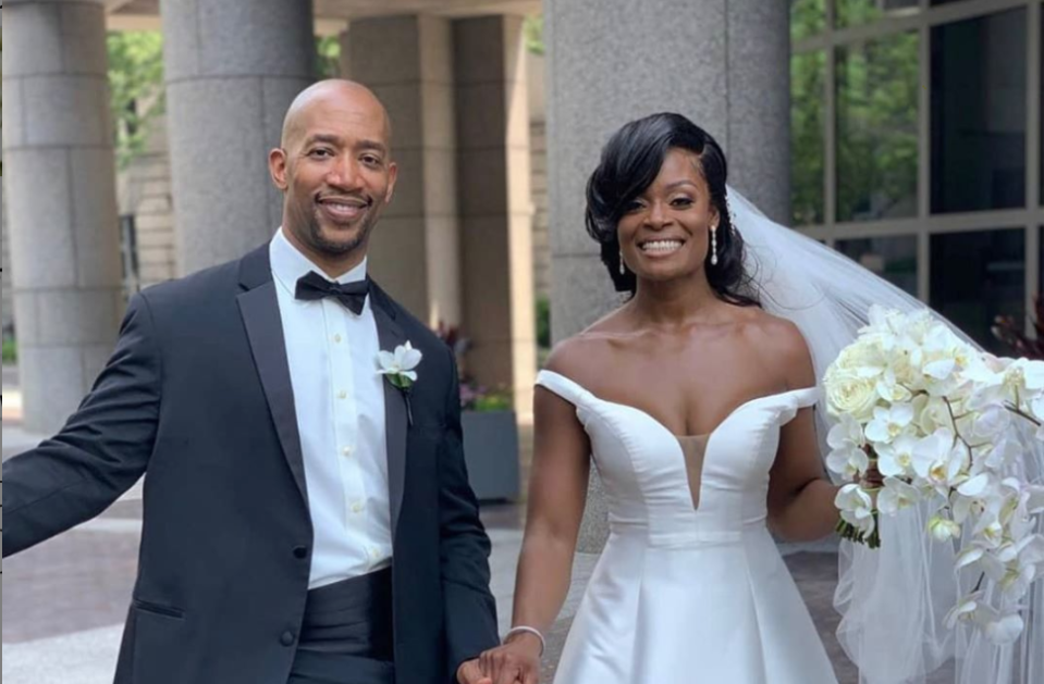 Newlyweds Dr. Kerry Anne and Michael Gordon