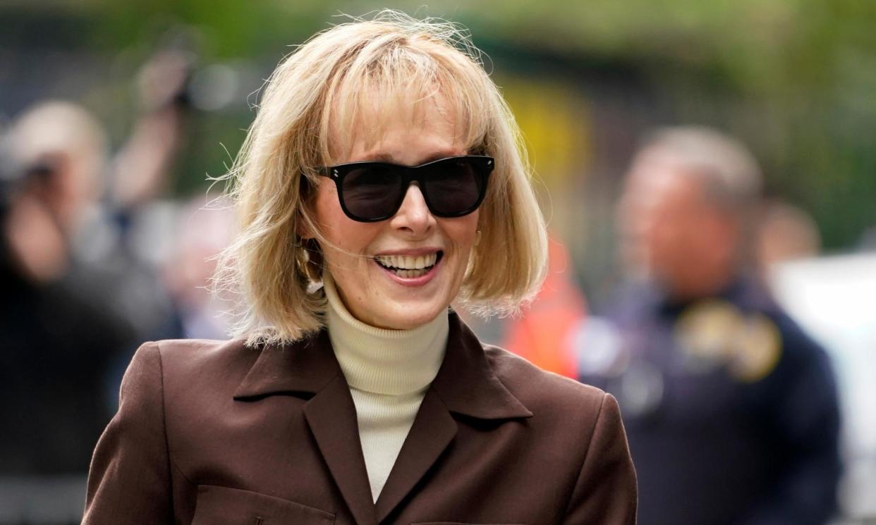 <span>Carroll first sued Trump in 2019 for sexually abusing her in a New York department store changing room around early 1996.</span><span>Photograph: John Minchillo/AP</span>