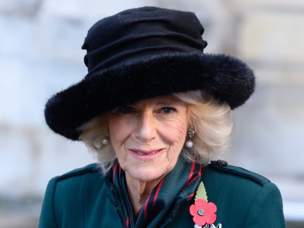 Duchess of Cornwall attends 93rd Field of Remembrance at Westminster Abbey, 2021 (Getty Images)