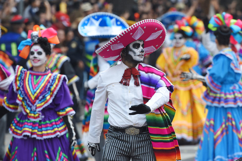 Day of the Dead parade in Mexico City