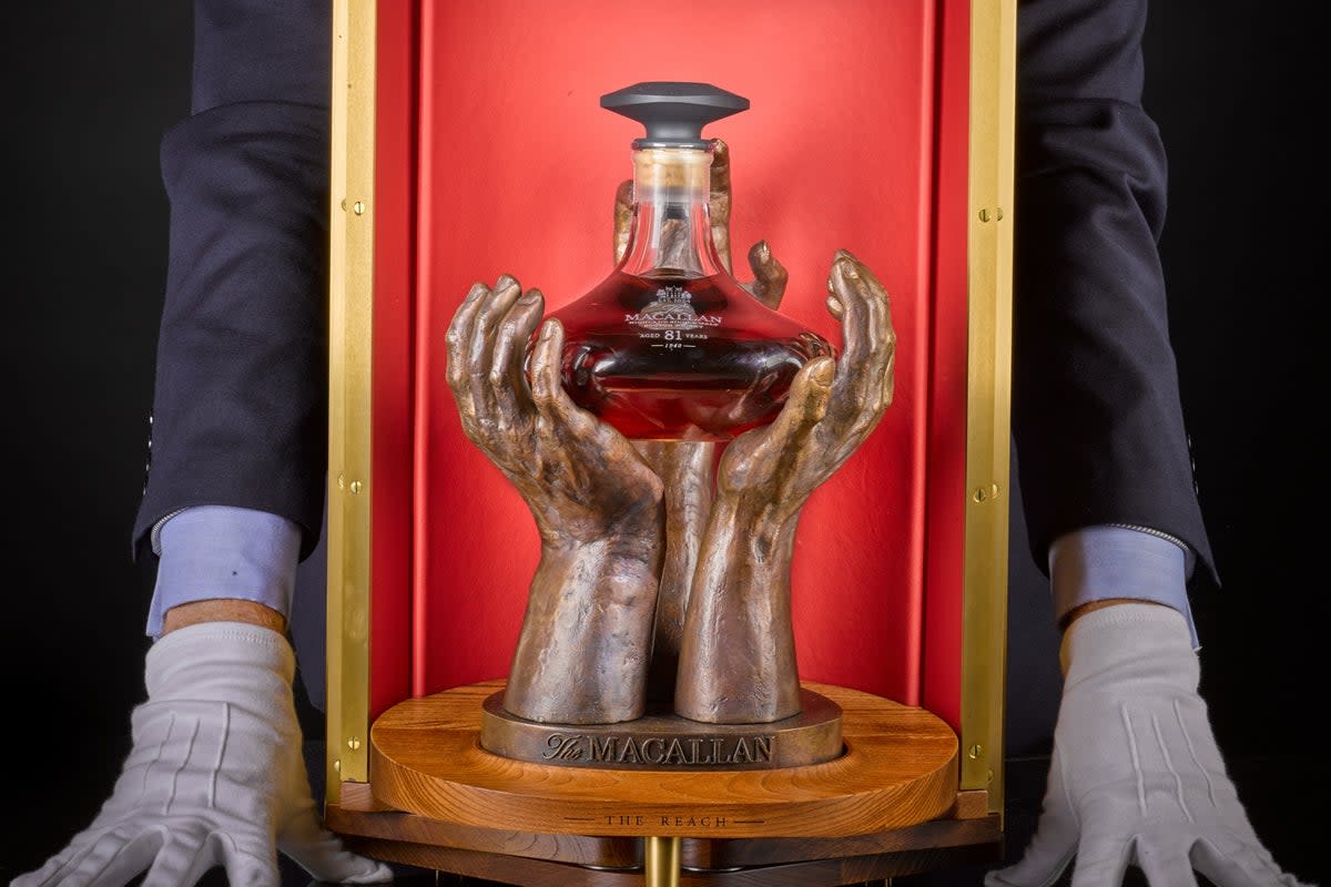 Quite the dram: The whisky is one of only 288 bottles ever released to market  (Sotheby’s)