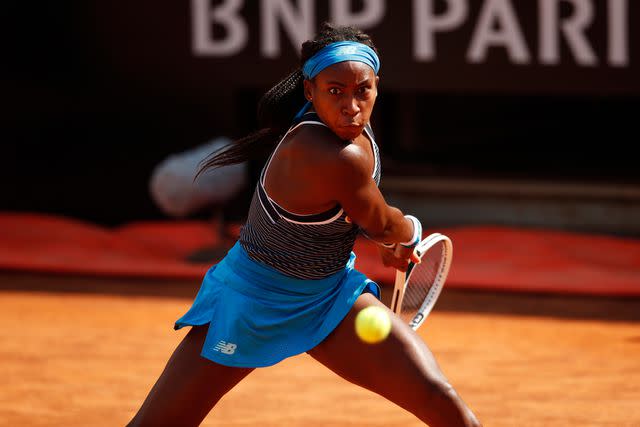 <p>Clive Brunskill/Getty</p> Coco Gauff