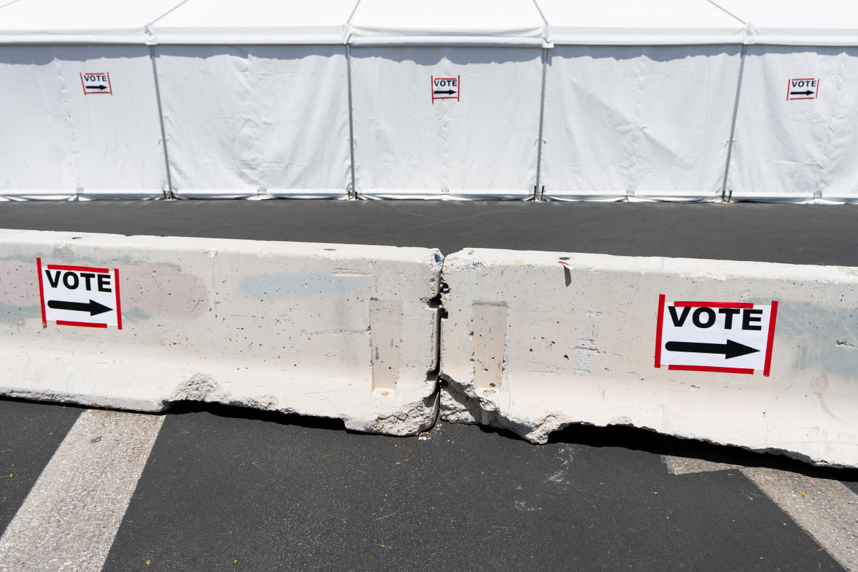 Vote signs 