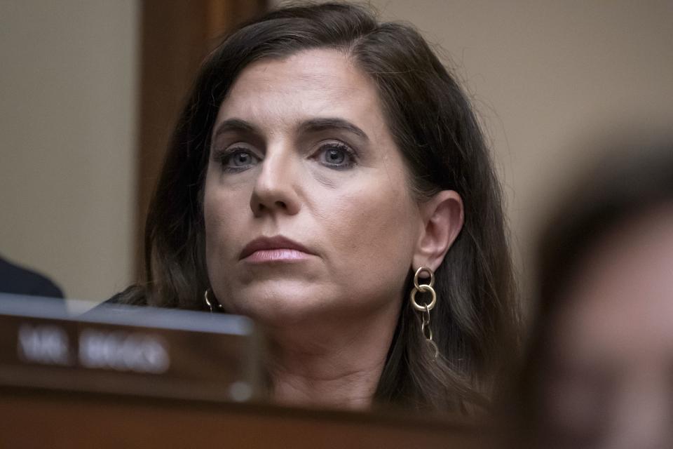 Rep. Nancy Mace, R-S.C., takes her seat on the House Oversight and Accountability Committee during an organizational meeting for the 118th Congress, at the Capitol in Washington, Tuesday, Jan. 31, 2023.