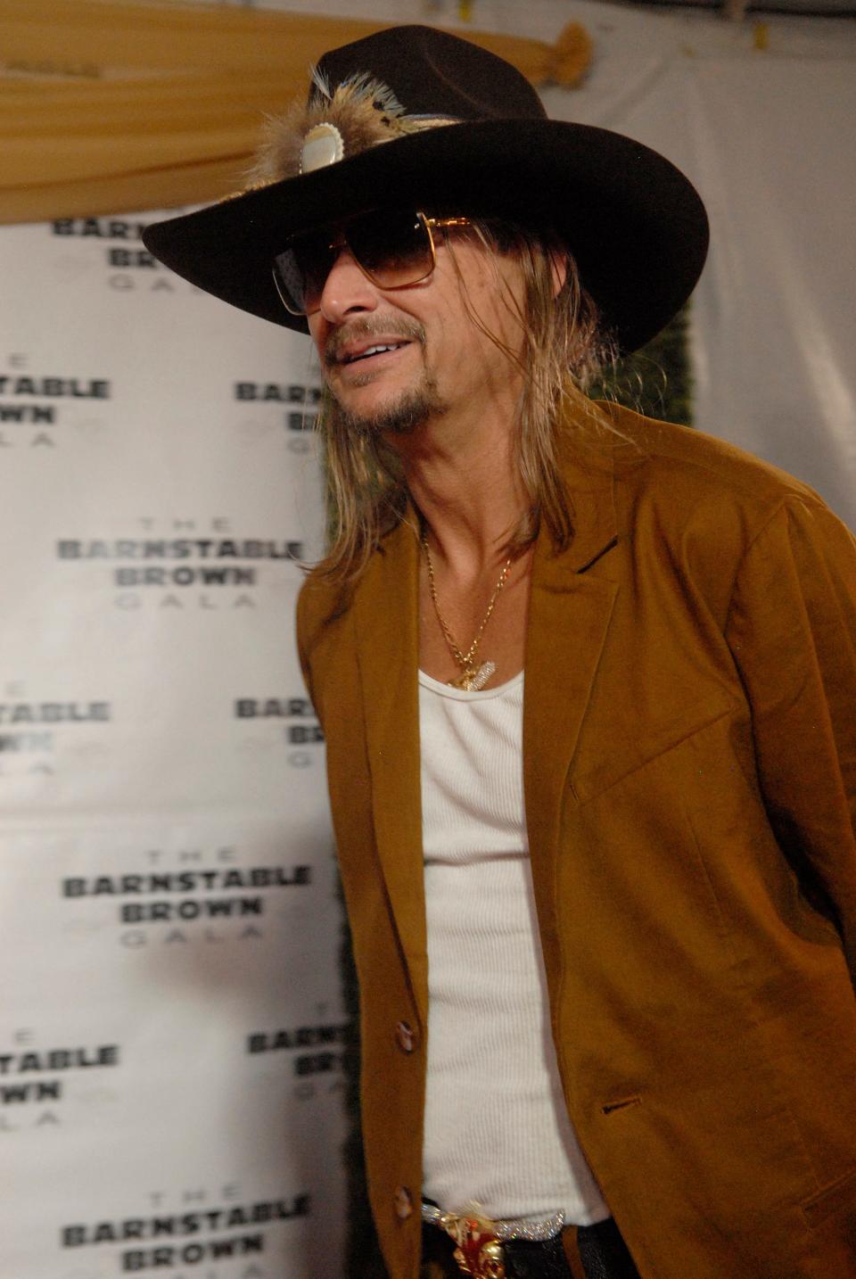 Musician “Kid Rock” Bob Ritchie on the red carpet at the 35th annual Barnstable Brown Gala on Friday night. May 03, 2024