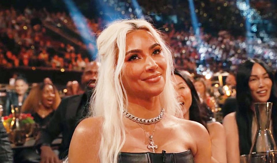 Kim Kardashian at the “Roast of Tom Brady.” Netflix