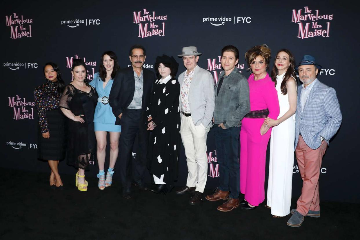 Stephanie Hsu, Alex Borstein, Rachel Brosnahan, Tony Shalhoub, Amy Sherman-Palladino, Daniel Palladino, Michael Zegen, Caroline Aaron, Marin Hinkle and Kevin Pollak 'Marvelous Mrs. Maisel' Premiere, Arrivals, New York, USA - 02 Jun 2022