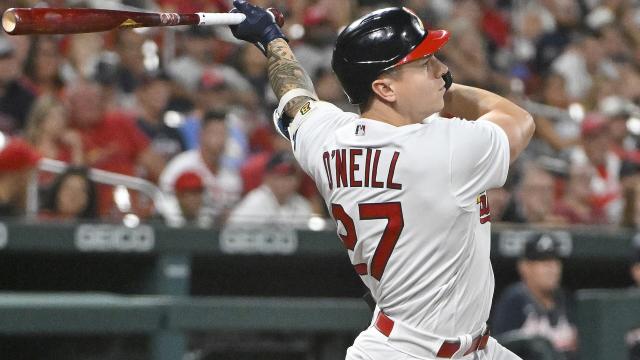 St Louis Cardinals Tyler O'Neill gets COVID vaccination