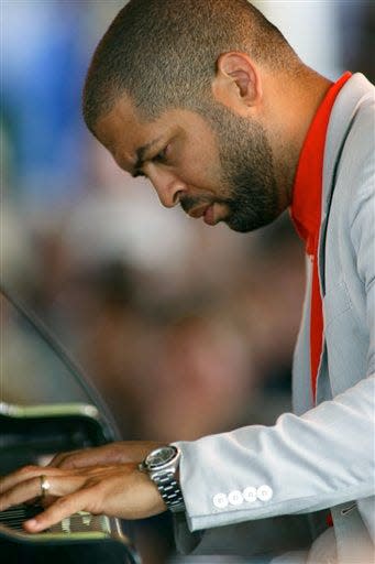 Jason Moran performs at the CareFusion Newport Jazz Festival on Sunday, Aug. 8, 2010 in Newport, R.I.