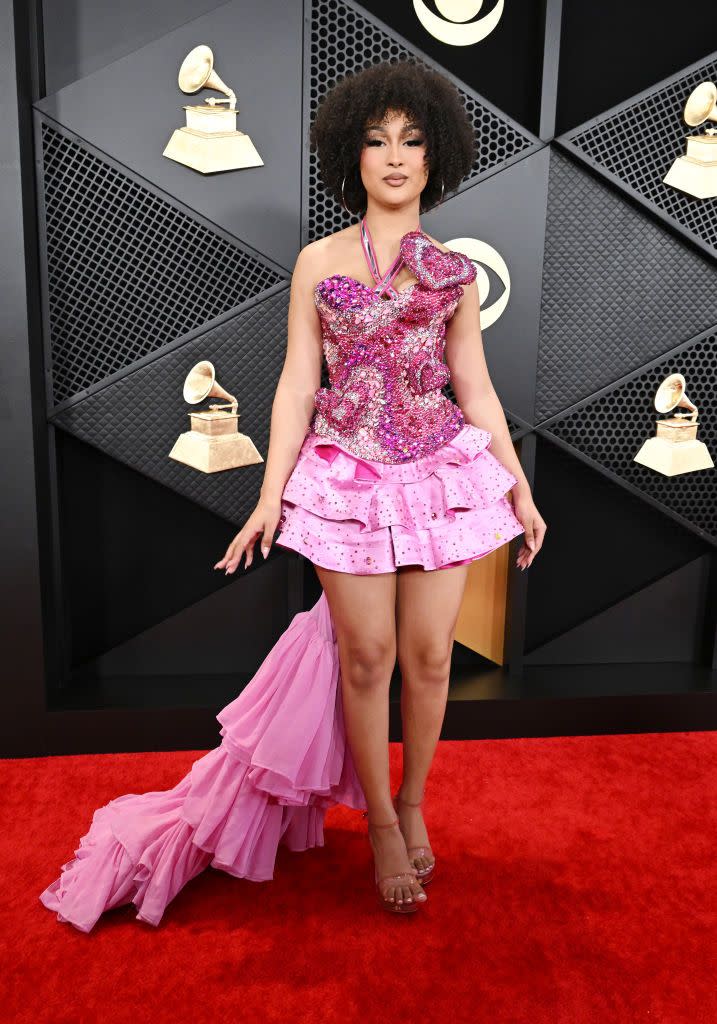 66th annual grammy awards arrivals veondre