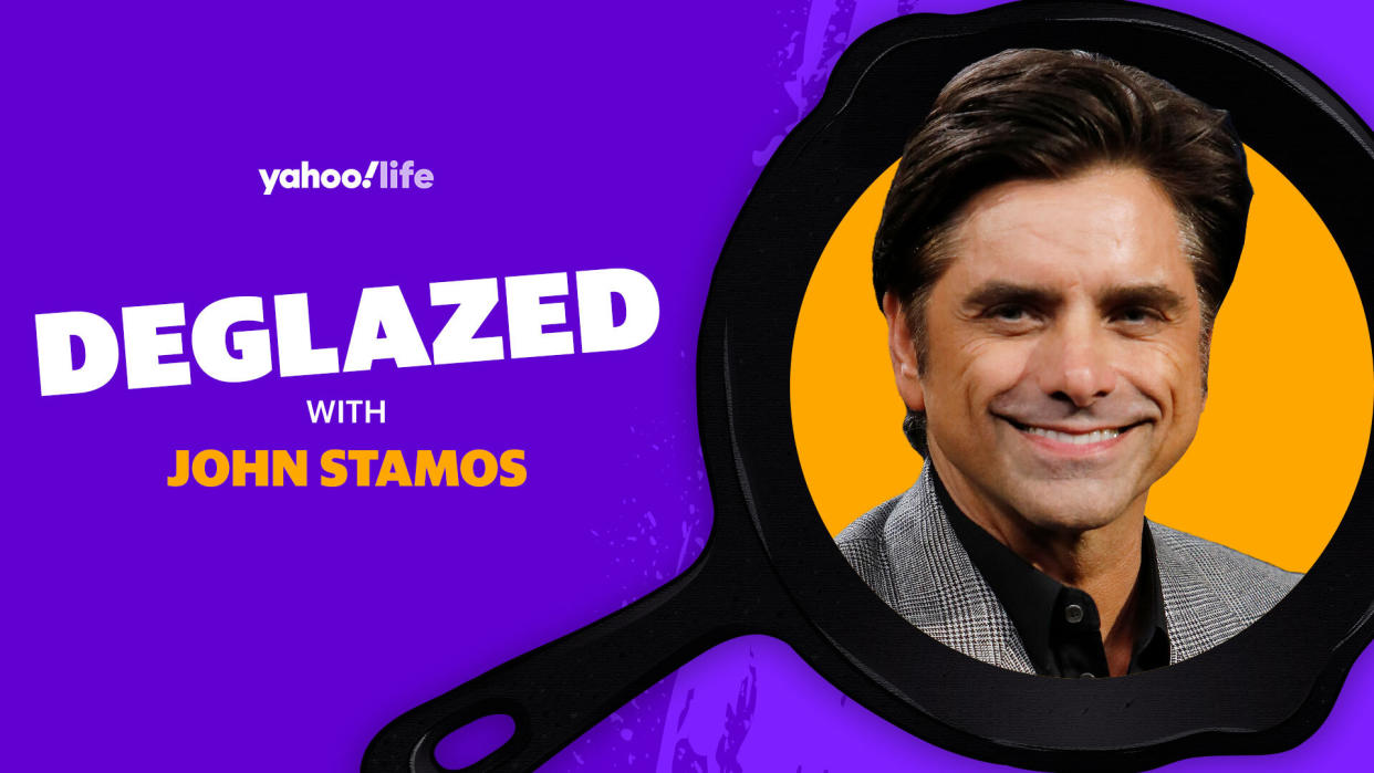 John Stamos is widely-known as an actor, singer and Disney super-fan, but everyone's favorite TV uncle tells Yahoo Life he almost went into the restaurant business instead. (Photo: Getty; designed by Quinn Lemmers)