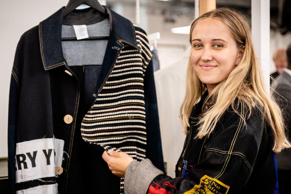 Designer Bethany Williams at the launch of the Fashion District (PA)