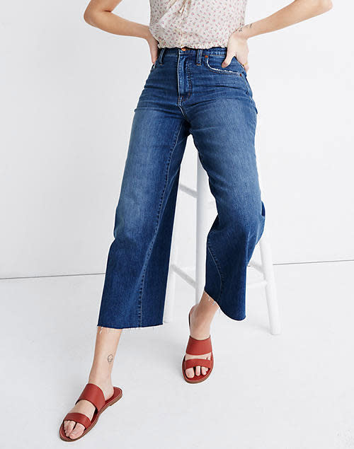 Madewell Wide-Leg Crop Jeans