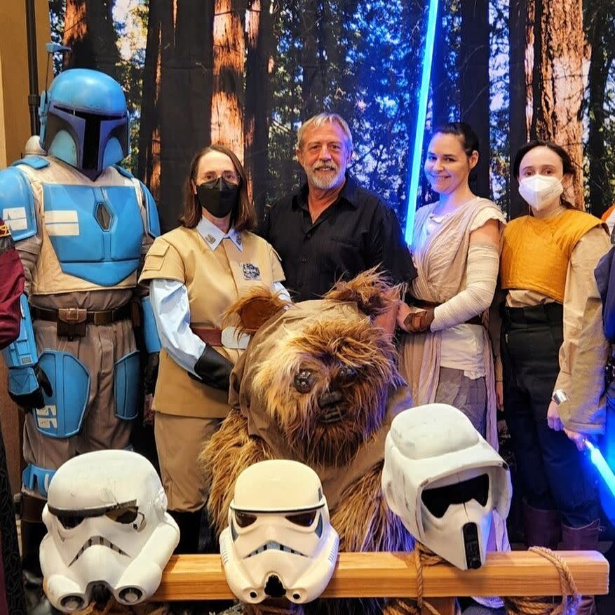 “Mark truly loved his fans and enjoyed meeting them at conventions around the world,” added the statement. “Mark was honored to be inducted into dozens of the local chapters of the Star Wars 501st Legions over the past several decades.” Mark Dodson/Instagram