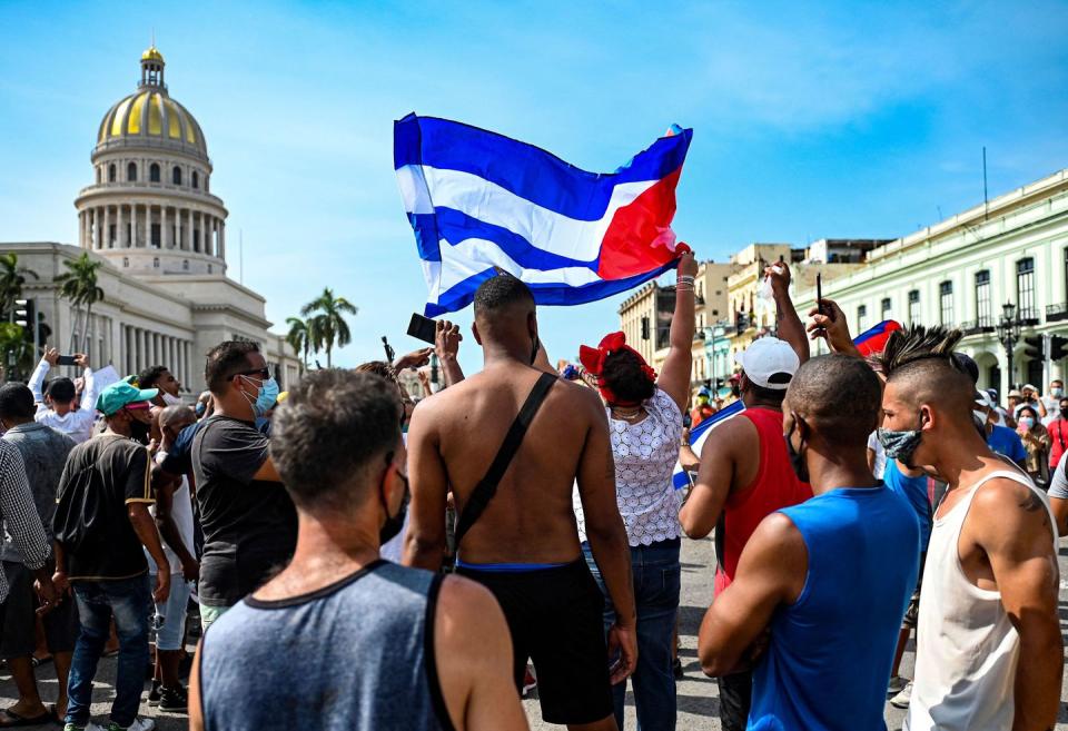 Photos From Inside Cuba Show the Intensity of Protests in Havana and Beyond