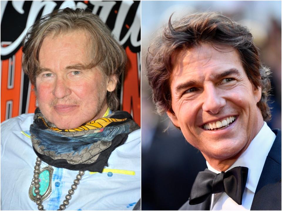 Val Kilmer (left) and Tom Cruise (Getty Images)