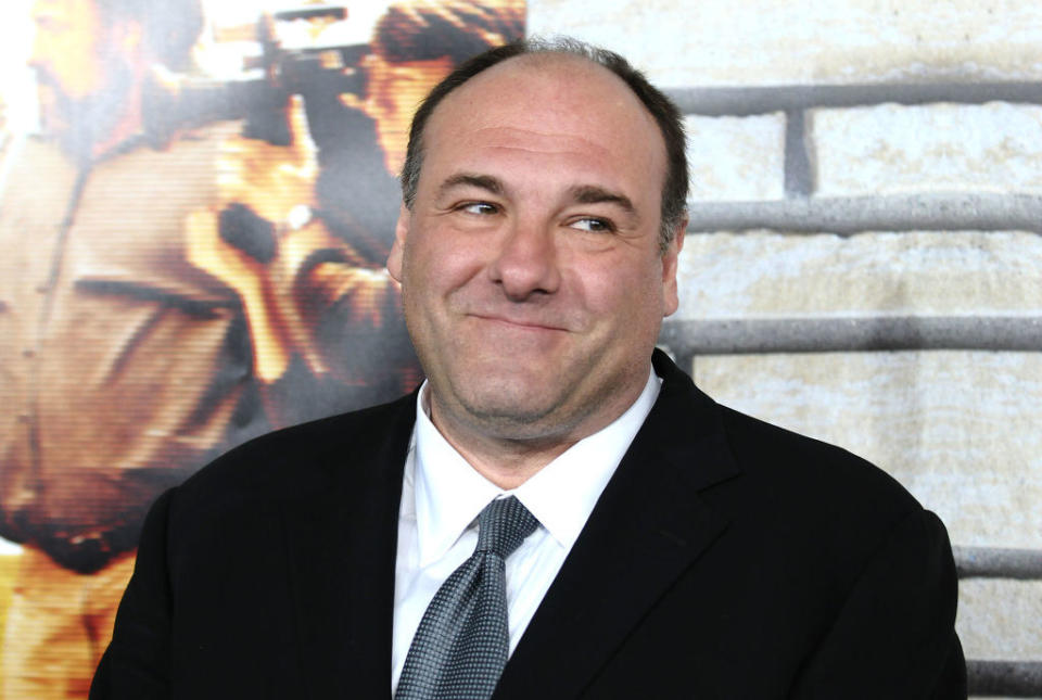 James Gandolfini smiling