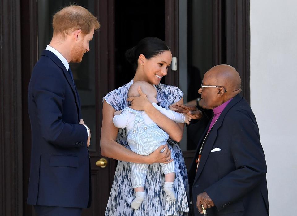 Four-month-old Archie joined the royal couple on tourGetty Images