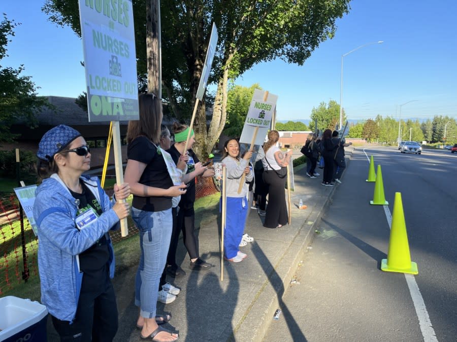 Oregon nurses allege Providence violated staffing laws after strike with 'illegal lockout'
