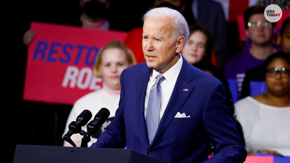 U.S. President Joe Biden speaks at a Democratic National Committee event at the Howard Theatre on October 18, 2022 in Washington, DC.