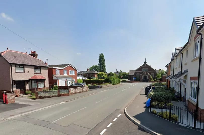 Mancot Presbyterian Church lies at one end of Mancot Lane