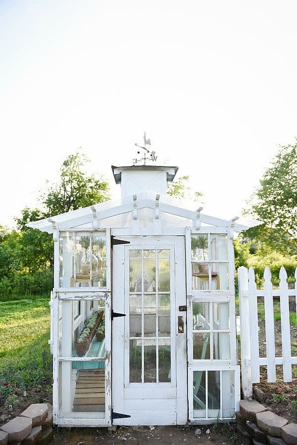 Build an Old Window Greenhouse - Garden Therapy