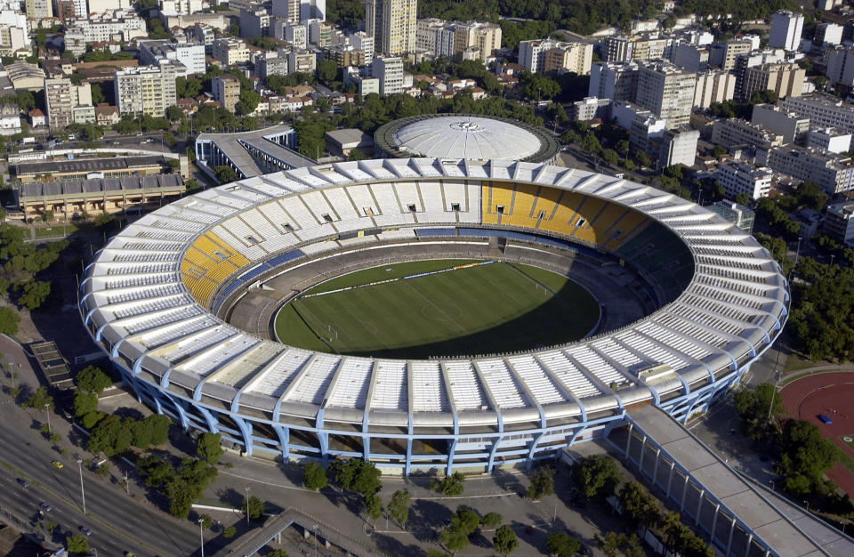 The Maracanã in Brazil is the only other stadium to host two World Cup finals. (Getty)