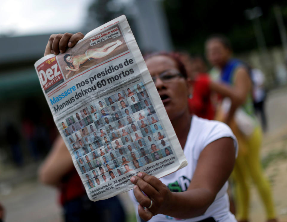 Brazilian prison riot leaves dozens dead