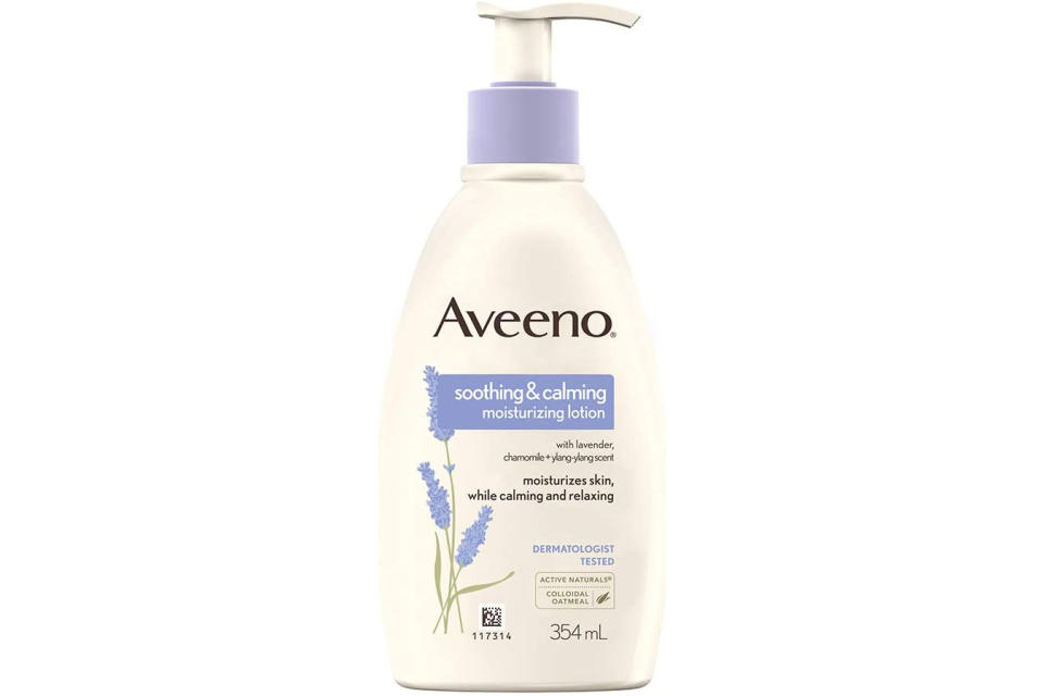 Aveeno Stress Relief Lotion, 354ml. (Photo: Amazon SG)