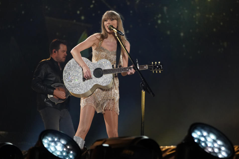 Taylor Swift performs onstage during 