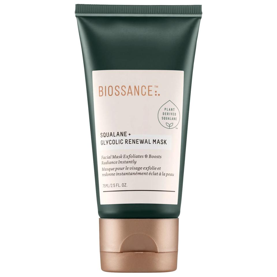 Biossance Squalane + Glycolic Renewal Mask