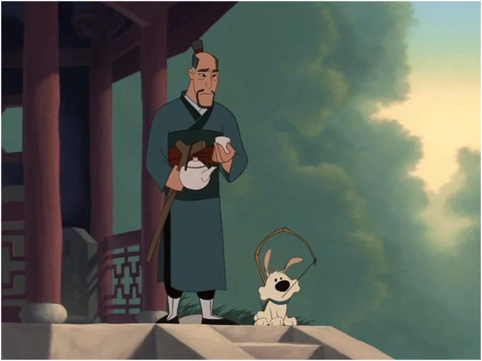 Mulan Dog and Dad