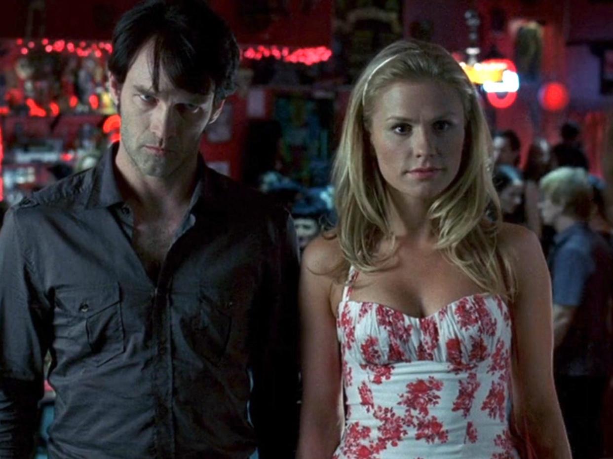 Stephen Moyer and Anna Paquin as Bill and Sookie, respectively, on season one of "True Blood."