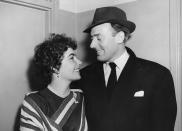 Elizabeth Taylor had seven husbands in total. Michael Wilding was the only lucky one who was proposed to. She reportedly popped the question shortly before they got married in 1952. They went on to have two children together. (Getty Images)