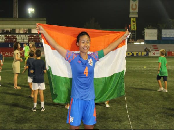 India women's football team captain Ashalata Devi (Photo/ AIFF)  