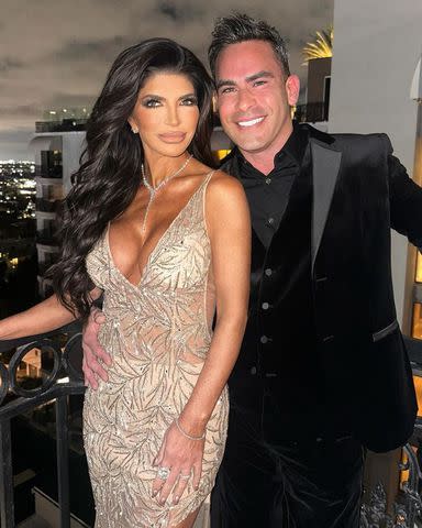 <p>Louie Ruelas/Instagram</p> Teresa Giudice and Louie Ruelas