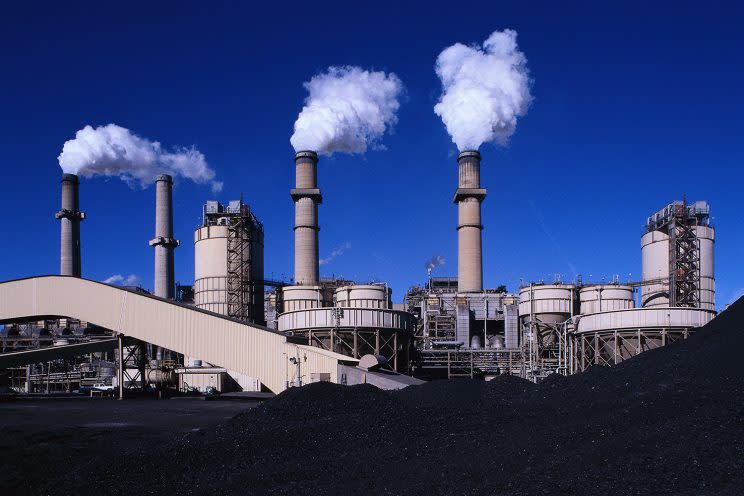 A power plant in New Mexico