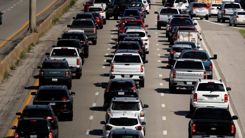 Rush hour traffic in Kansas City, Mo. - Photo: Charlie Riedel (AP)