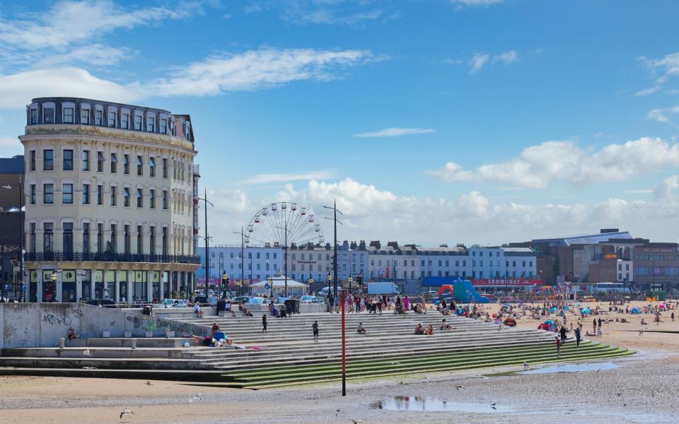 The sea front and main beach in Margate - Paul Hayward