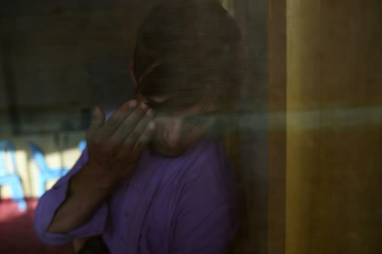 Bashir, a relative of a "bacha bazi" victim, is interviewed by AFP in Lashkar Gah in southern Helmand province